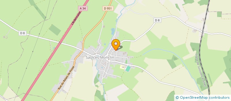 localisation de l'entreprise MT INVEST  SAULCES-MONCLIN