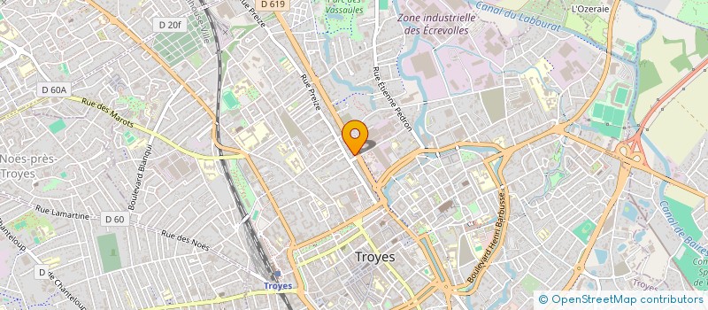 localisation de l'entreprise MT INVESTISSEMENT à TROYES
