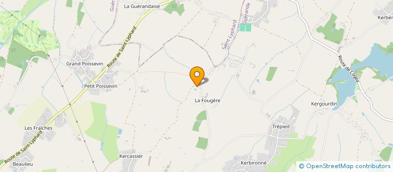 localisation de l'entreprise MT LOC  GUERANDE