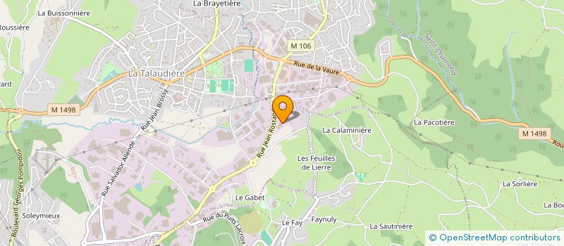 localisation de l'entreprise MT LOGISTIQUE à LA TALAUDIERE
