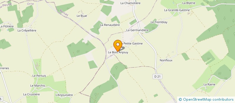 localisation de l'entreprise MT MACONNERIE & TERRASSEMENT  SAINT-CHRISTOPHE-SUR-AVRE