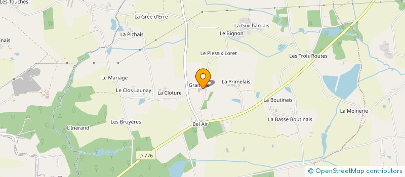 localisation de l'entreprise MT MENUISERIE  LA CHAPELLE-BOUEXIC