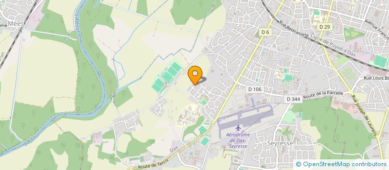 localisation de l'entreprise MT - MISSION TRAVAUX à DAX