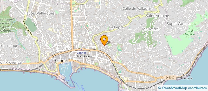 localisation de l'entreprise MT MONTFLEURY  CANNES