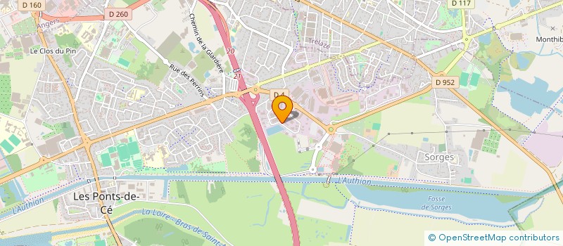 localisation de l'entreprise MT MOOD  LES PONTS-DE-CE