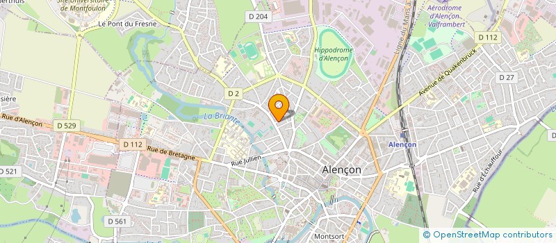 localisation de l'entreprise MT PATRIMOINE à ALENCON