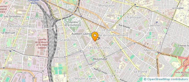 localisation de l'entreprise MT PEINTURE  LYON