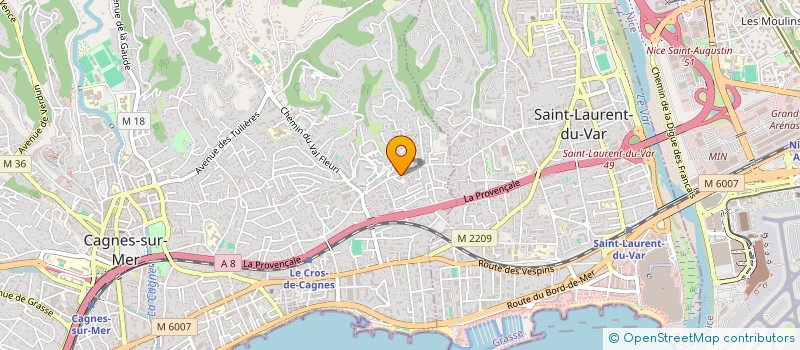 localisation de l'entreprise MT PISCINES à CAGNES-SUR-MER