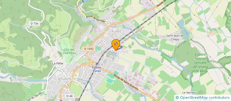 localisation de l'entreprise MT PLACO  TULLINS