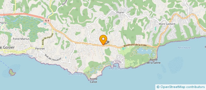 localisation de l'entreprise MT PRODUCTION  LE GOSIER