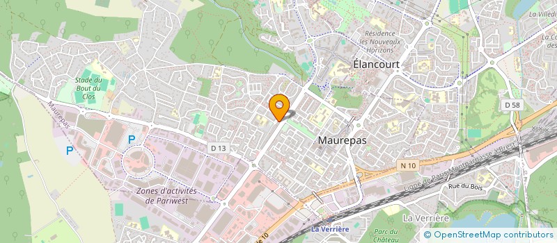 localisation de l'entreprise MT RESEAUX  MAUREPAS