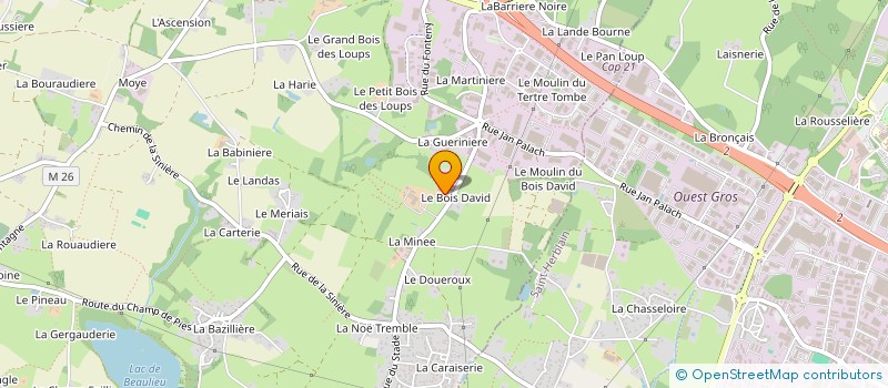 localisation de l'entreprise MT RICHARD  COUERON