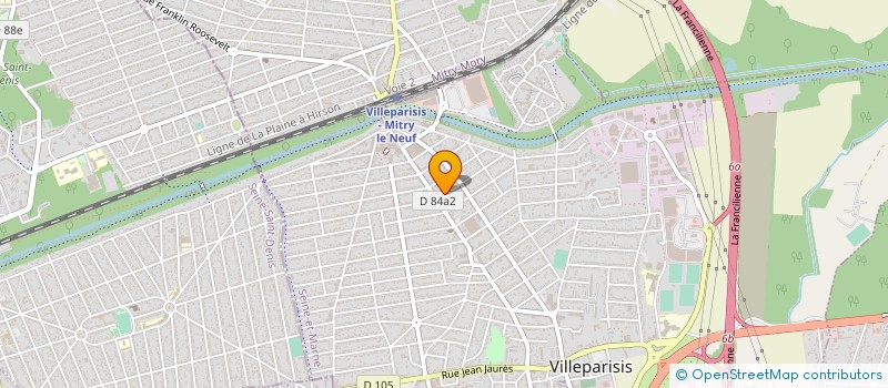 localisation de l'entreprise MT SERVICE EXPRESS à VILLEPARISIS