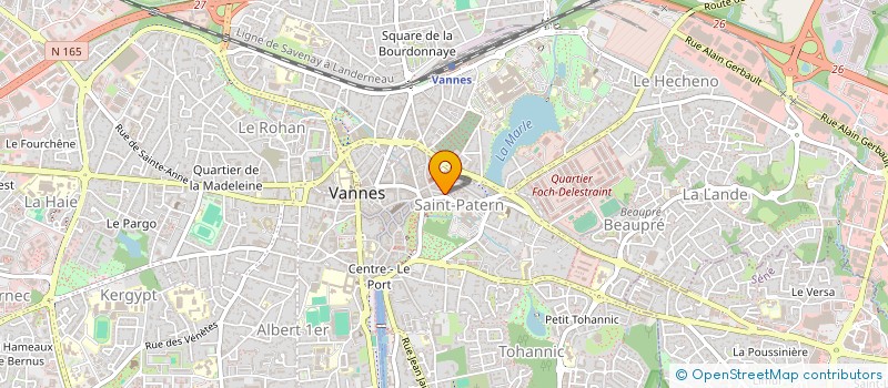 localisation de l'entreprise MT SERVICES à VANNES