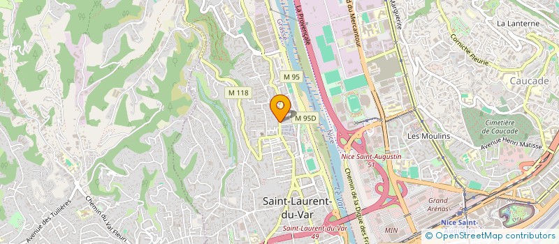 localisation de l'entreprise MT SERVICES ET CONSEILS à SAINT-LAURENT-DU-VAR