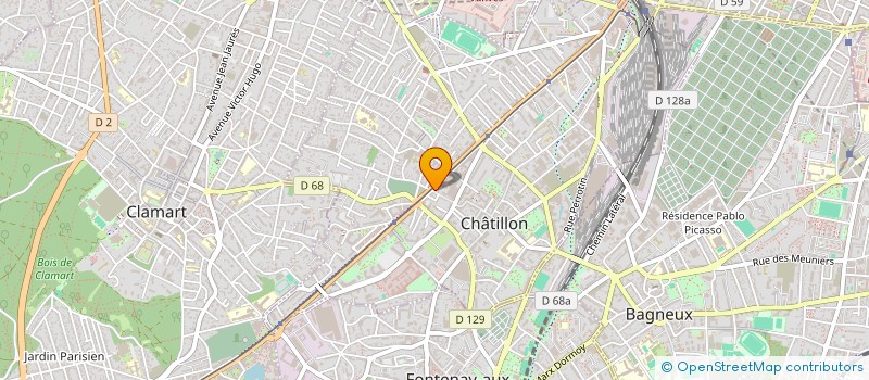localisation de l'entreprise MT SERVICES92  CHATILLON