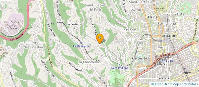localisation de l'entreprise MT SHOP à NICE