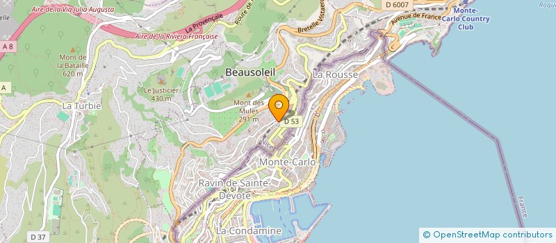 localisation de l'entreprise MT SOINS à BEAUSOLEIL