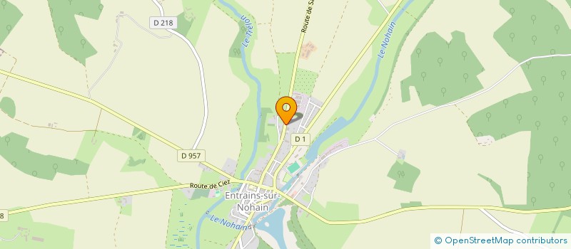localisation de l'entreprise MT SOLAR à ENTRAINS-SUR-NOHAIN