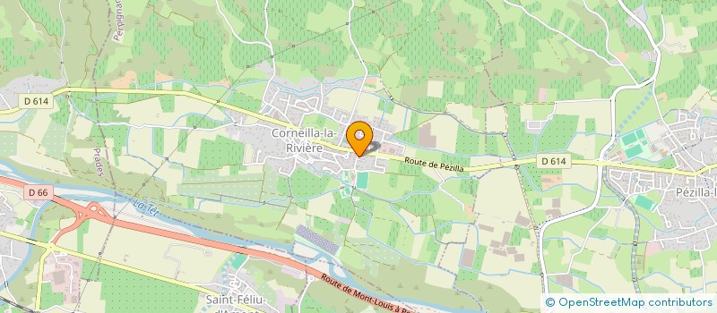 localisation de l'entreprise MT SOLUTIONS  CORNEILLA-LA-RIVIERE