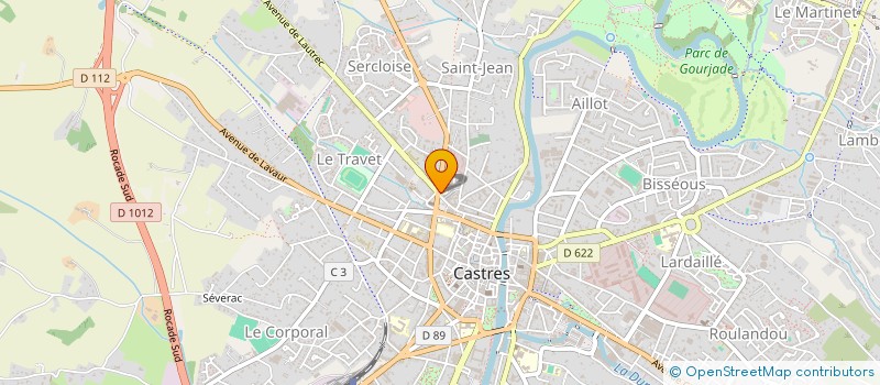 localisation de l'entreprise MT STUDIO  CASTRES