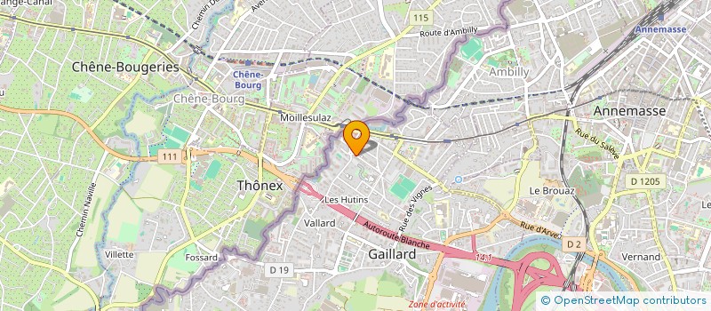 localisation de l'entreprise MT SUITE  GAILLARD