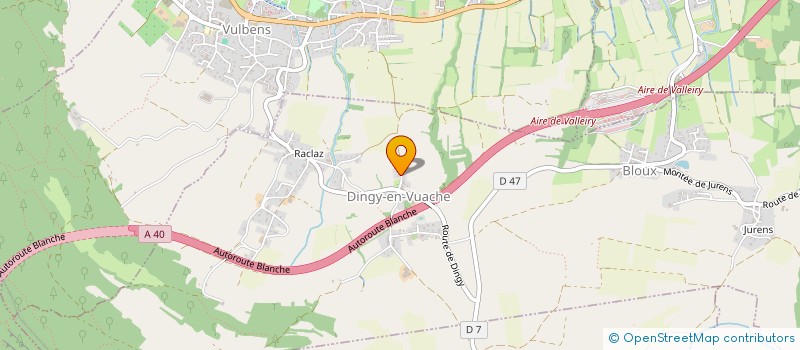 localisation de l'entreprise MT VULBENS  DINGY-EN-VUACHE