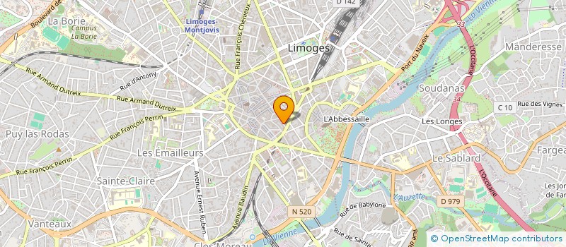 localisation de l'entreprise MT WALI à LIMOGES