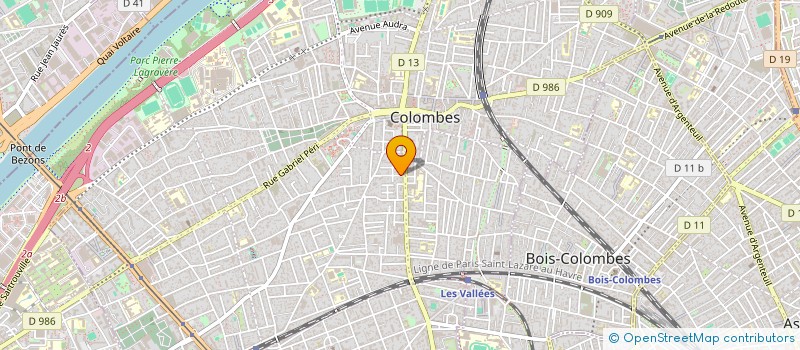 localisation de l'entreprise MT2 CONSULTING à COLOMBES