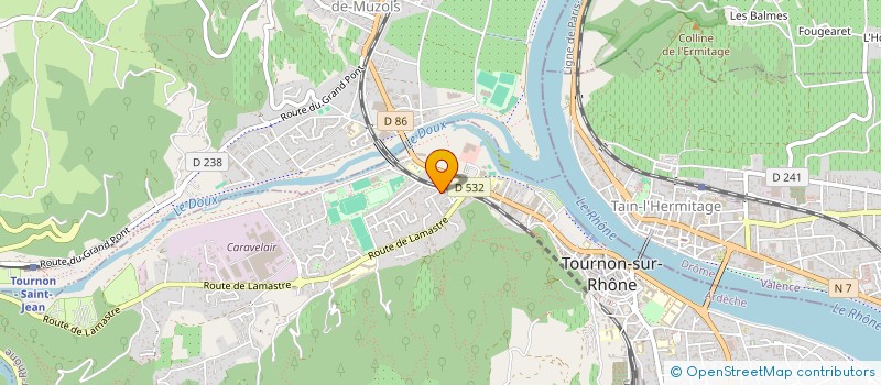 localisation de l'entreprise MT2B IMMO à TOURNON-SUR-RHONE