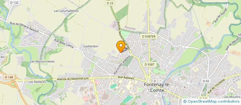 localisation de l'entreprise MT2C DEVELOPPEMENT à FONTENAY-LE-COMTE