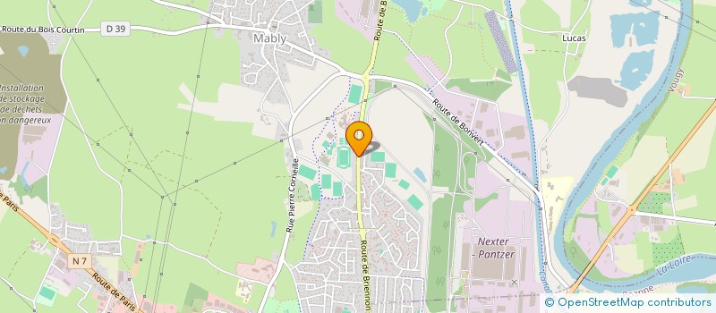 localisation de l'entreprise MT2C LAGOUTTE  MABLY