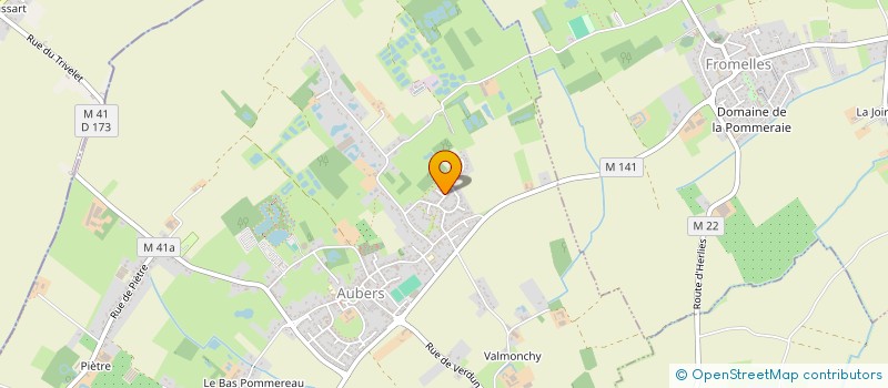 localisation de l'entreprise MT2G à AUBERS