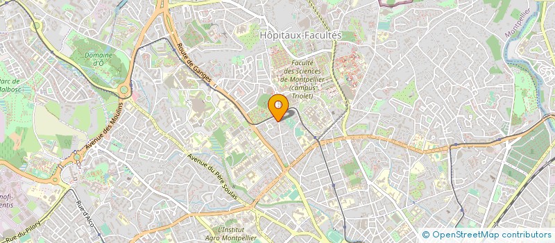 localisation de l'entreprise MT2I SARL à MONTPELLIER