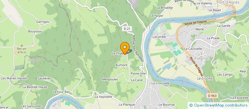 localisation de l'entreprise MT2L  LIVINHAC-LE-HAUT