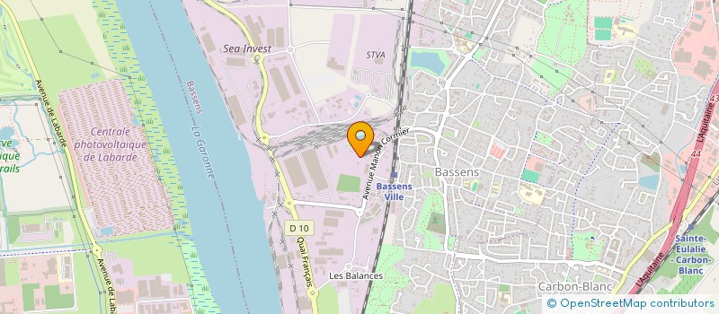 localisation de l'entreprise MT2M HOLDING  BASSENS