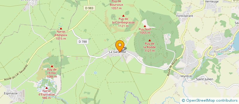 localisation de l'entreprise MT2MO2  AYDAT