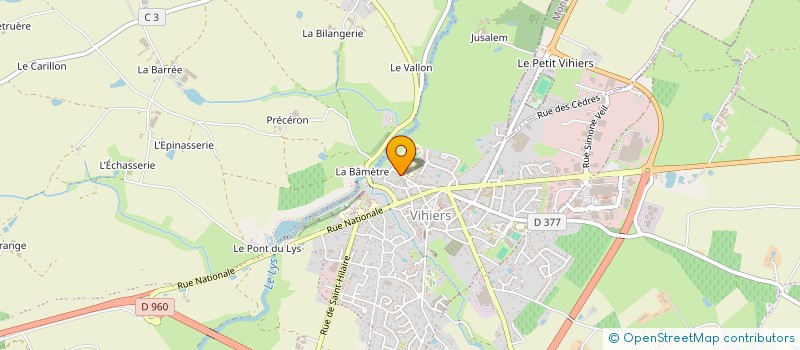 localisation de l'entreprise MT2S à LYS-HAUT-LAYON