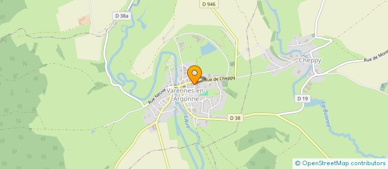 localisation de l'entreprise MT2X à VARENNES-EN-ARGONNE