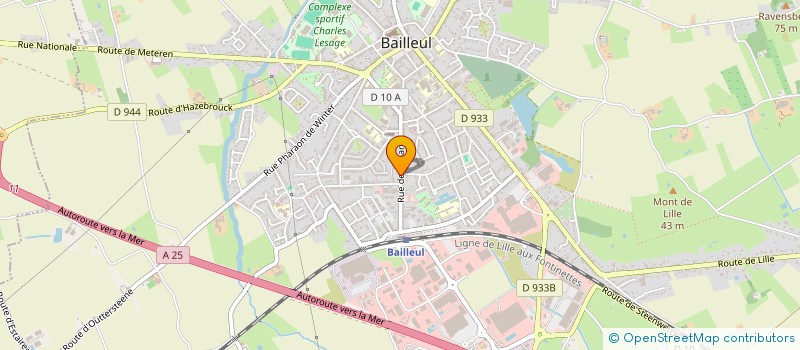 localisation de l'entreprise MT7 à BAILLEUL