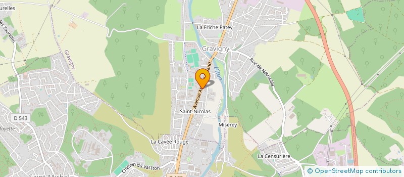 localisation de l'entreprise MTA 27 à GRAVIGNY