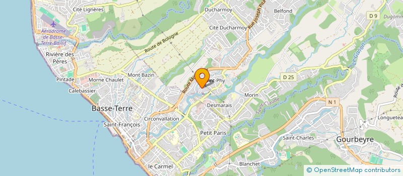 localisation de l'entreprise MTA à SAINT-CLAUDE