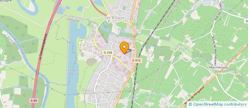 localisation de l'entreprise MTA à LIBOURNE