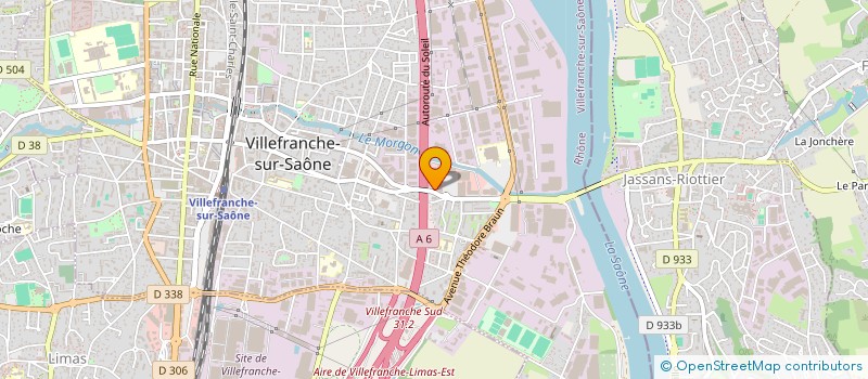 localisation de l'entreprise MTA  VILLEFRANCHE-SUR-SAONE