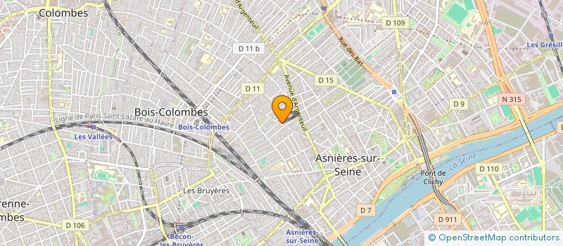 localisation de l'entreprise MTA à ASNIERES-SUR-SEINE