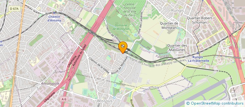 localisation de l'entreprise MTA à WISSOUS