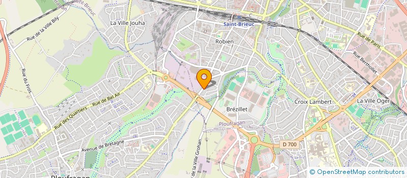 localisation de l'entreprise MTA à SAINT-BRIEUC