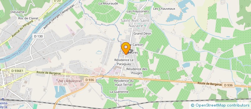 localisation de l'entreprise MTA  SAINT-AVIT-SAINT-NAZAIRE