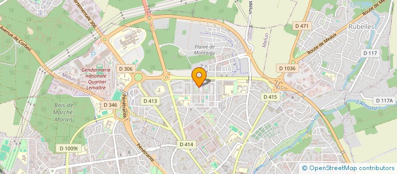 localisation de l'entreprise MTA à MELUN