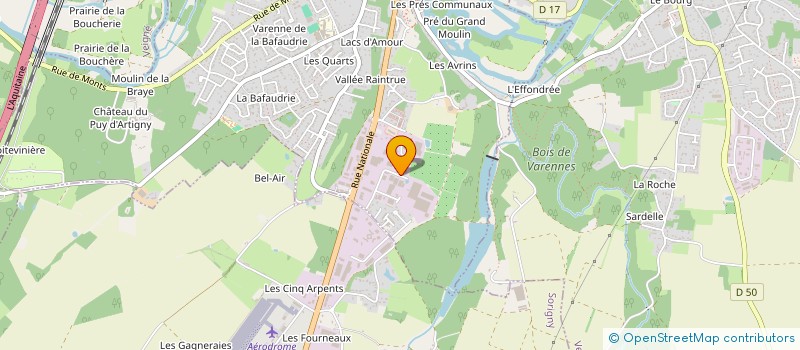 localisation de l'entreprise MTA IMMO  MONTBAZON